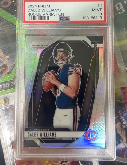 2024 Panini Prizm #1 Caleb Williams Rookie Variation Silver Prizm — front