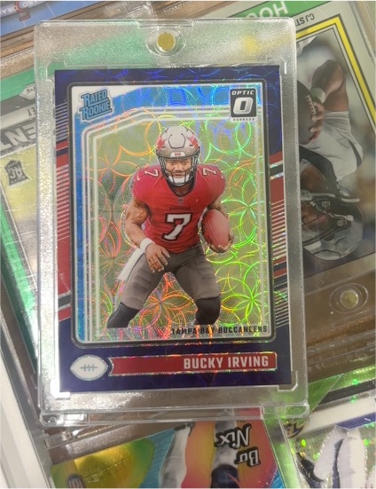 2024 Panini Donruss Optic Bucky Irving Purple Shock Prizm #216 RC Rated Rookie — front