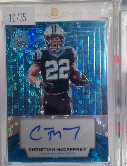 2019 Panini Spectra #10 Christian McCaffrey — front