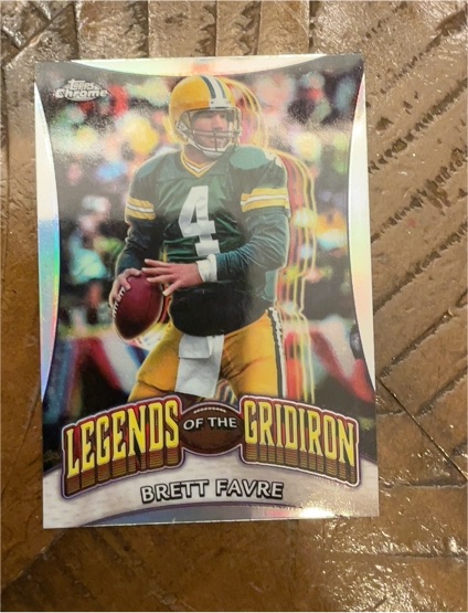 2024 Topps Chrome Legends of the Gridiron #LOG-6 Brett Favre — front