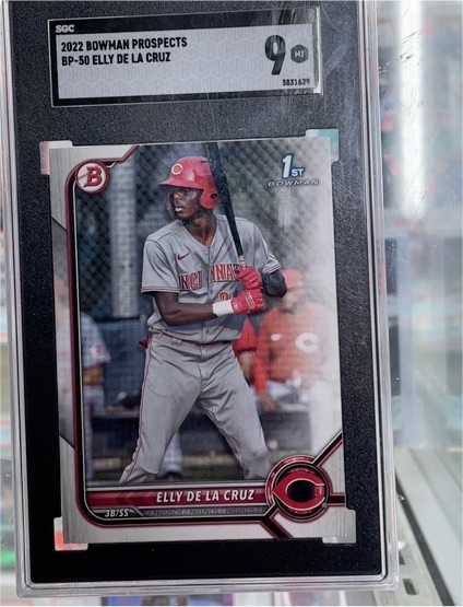 2022 Bowman 1st Paper Prospects #BP-50 Elly De La Cruz — front