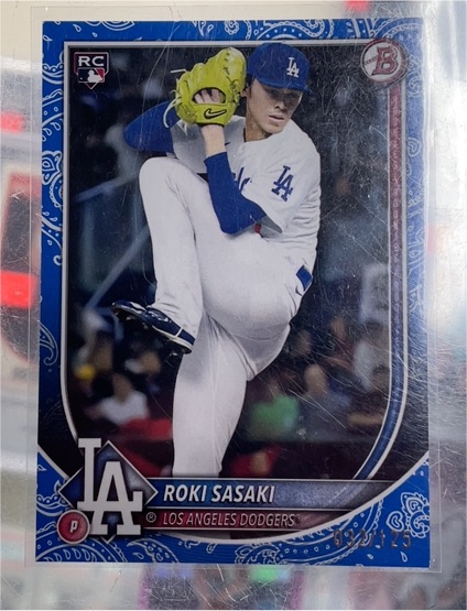 2025 Bowman #12 Roki Sasaki — front