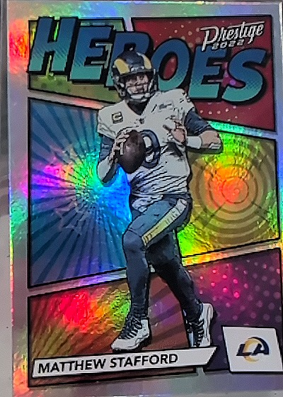 2022 Panini Prestige #H-7 Matthew Stafford — front