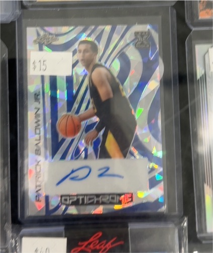 2022-23 Leaf Optichrome #BA-PBJ Patrick Baldwin Jr. — front
