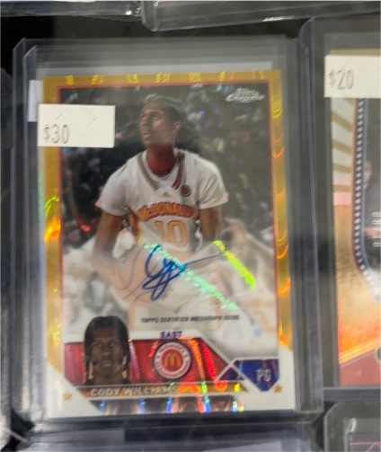 2023 Topps Chrome McDonald's All American #CA-CW Cody Williams — front
