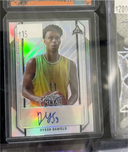 2021-22 Leaf Metal #BA-DD1 Dyson Daniels — front