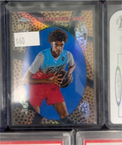 2021 Topps Chrome Overtime Elite #69TB-17 Alexandre Sarr — front