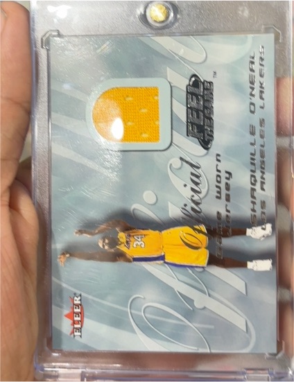 2000-01 Fleer Feel the Game #26 Shaquille O'Neal — front
