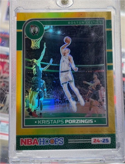 2024-25 Panini NBA Hoops #9 Kristaps Porzingis — front