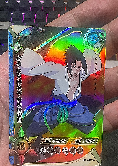 Naruto Kayou NR-SSR-080 Sasuke Uchiha — front