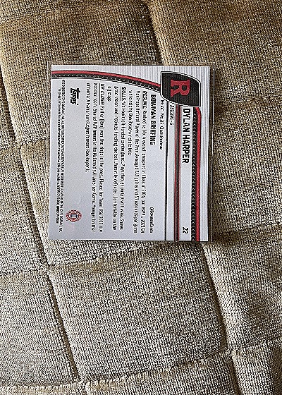 2024 Bowman University Chrome #22 Dylan Harper — front