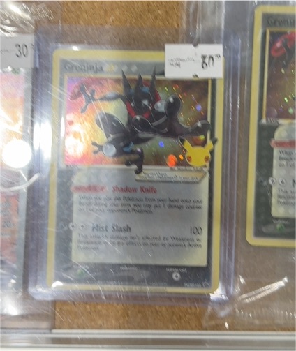 2021 Pokémon SWSH Black Star Promo #144 Greninja Gold Star — front