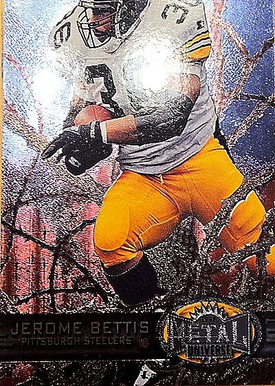 1997 Pacific Dynagon Prism #114 Jerome Bettis Copper — front