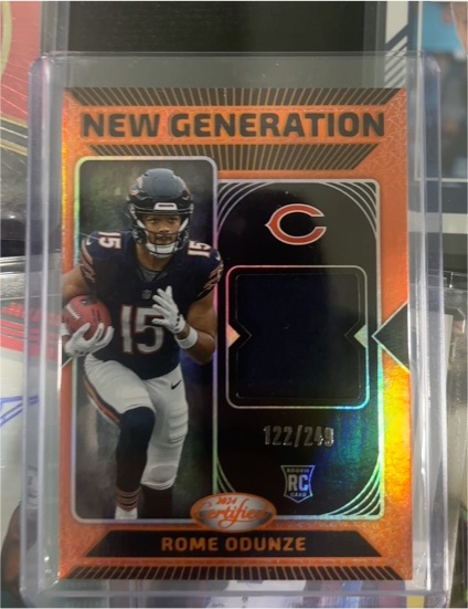2024 Panini Certified #122 Rome Odunze New Generation Rookie Patch — front