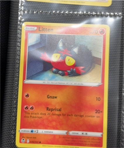 2022 Pokémon Sword & Shield Silver Tempest #030 Litten — front