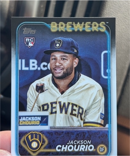2024 Topps #698 Jackson Chourio — front