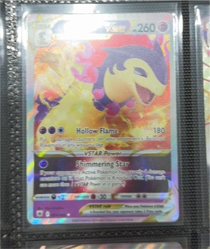 2022 Pokémon TCG Astral Radiance #054 Hisuian Typhlosion VSTAR — front