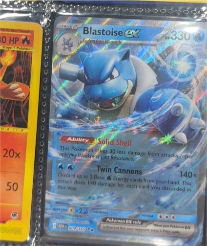 2023 Pokémon TCG Scarlet & Violet 151 #009 Blastoise ex — front