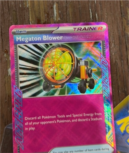 2023 Pokémon TCG Scarlet & Violet Surging Sparks #182 Megaton Blower — front