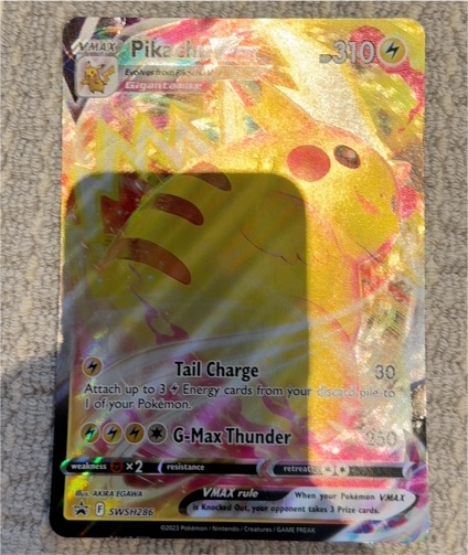 2023 Pokémon TCG SWSH286 Pikachu VMAX — front