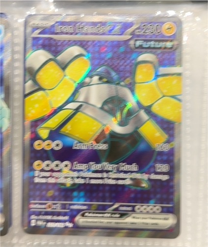 2023 Pokémon SV: Paradox Rift #223 Iron Hands ex — front