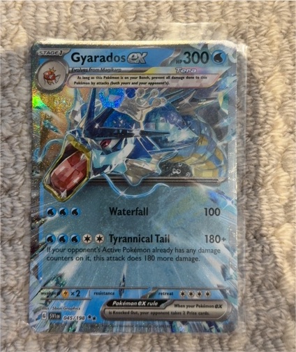 2023 Pokémon Scarlet & Violet #045/198 Gyarados ex — front