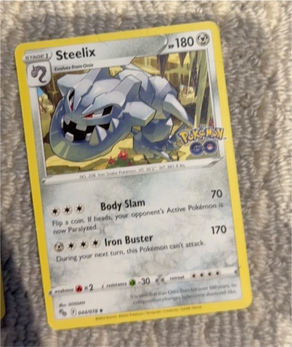 2020 Pokémon GO #44 Steelix — front
