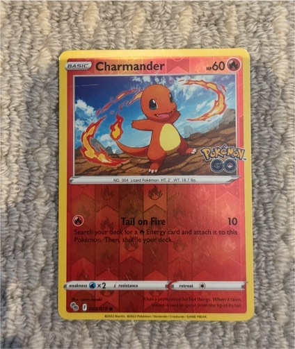 2022 Pokémon TCG Pokemon Go #008 Charmander — front