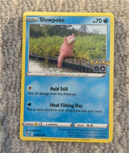 2022 Pokémon TCG Pokémon GO #019 Slowpoke — front