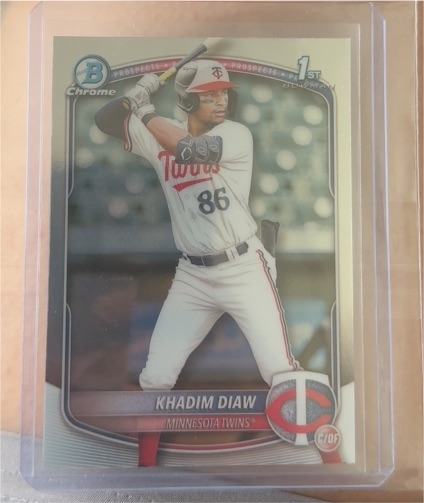 2025 Bowman Chrome #BCP-77 Khadim Diaw — front