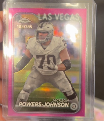 2024 Topps Chrome #294 Jackson Powers-Johnson — front