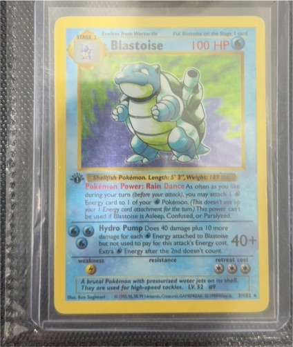 1999 Pokémon Base Set #2 Blastoise — front