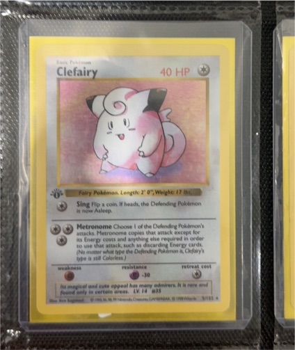 1999 Pokémon Base Set #5 Clefairy — front