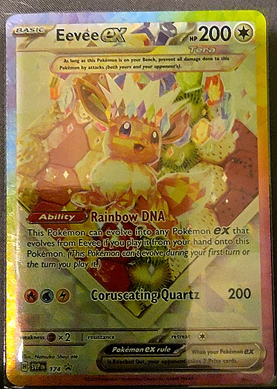 2025 Pokémon TCG Black Star Promo #174 Eevee ex — front