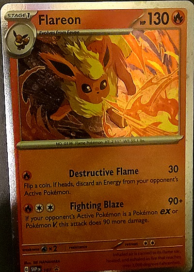 2023 Pokémon Scarlet & Violet Promo #167 Flareon — front