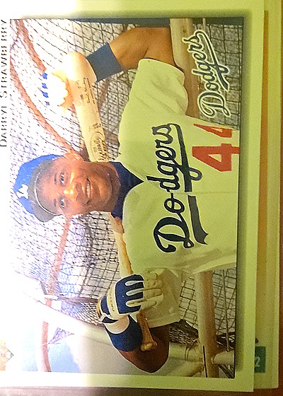 1992 Upper Deck #174 Darryl Strawberry — front