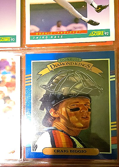 1991 Donruss Diamond Kings #2 Craig Biggio — front