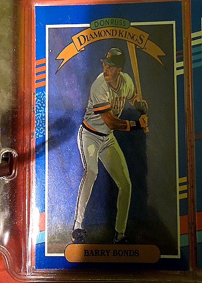 1991 Donruss Diamond Kings #4 Barry Bonds — front
