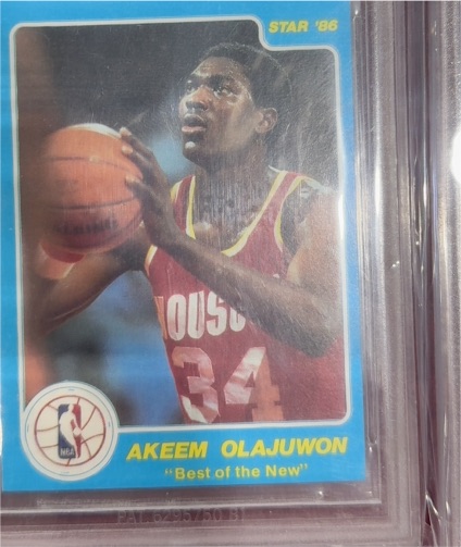 1986 Star Best of the New/Old #3 Akeem Olajuwon — front