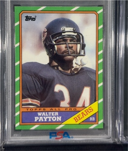 1986 Topps #11 Walter Payton — front