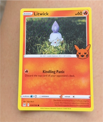 2023 Pokémon Trick or Trade #024 Litwick — front