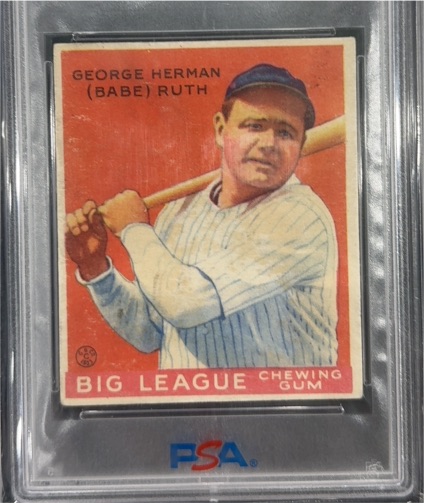 1933 Goudey #181 Babe Ruth — front