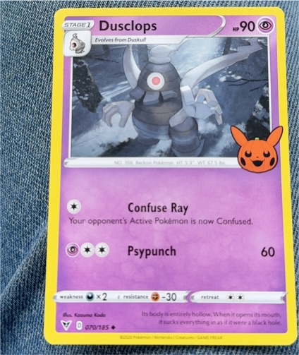 2023 Trick or Trade #070/185 Dusclops — front