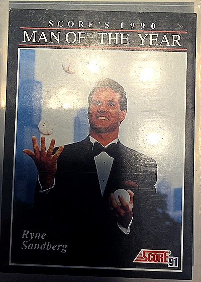 1991 Score #815 Ryne Sandberg — front