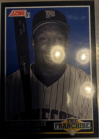 1991 Score #855 Kirby Puckett — front