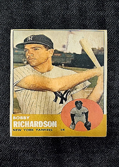 1963 Topps #420 Bobby Richardson — front