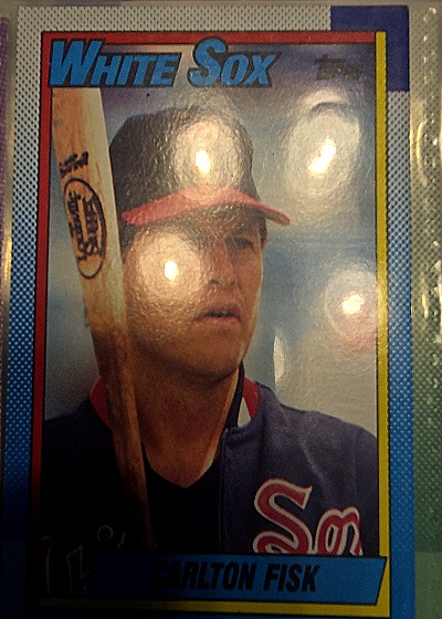 1990 Topps #420 Carlton Fisk — front