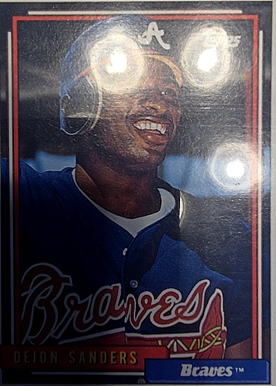 1992 Topps #645 Deion Sanders — front