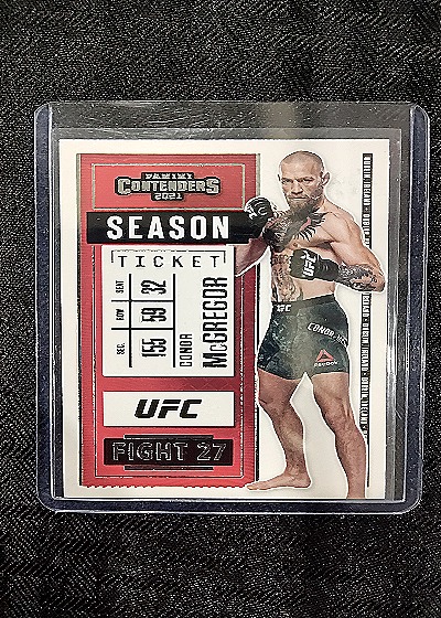 2021 Panini Chronicles Contenders Season Ticket UFC #1 Conor McGregor — front