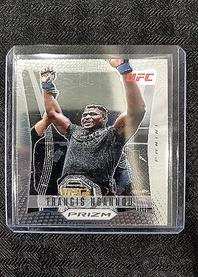 2022 Panini Prizm UFC #12 Francis Ngannou Flashback Insert — front